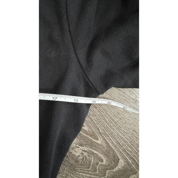 Express Womens Black Lace Trim Detail Ruffled Mock Neck Sweater Size Small NWT - Picture 13 of 13